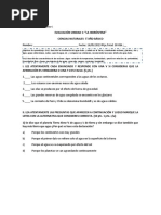 Evaluación Ciencias 5