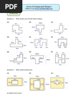 Area of Compound Shapes