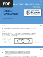 Combinatoria y Principio de Las Casillas. Semana 2