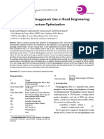 Moroccan Phosphogypsum Use in Road Engineering: Materials and Structure Optimization