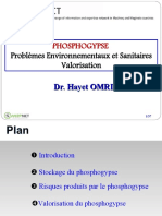 Phosphogypse: Problèmes Environnementaux Et Sanitaires Valorisation