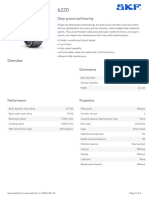 SKF 6220 Specification