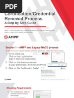 Credential Renewal Process Step by Step Guide