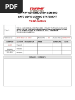 Method Statement - Lafarge Sandwash