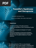 Tourettes Syndrome and Encopresis - Traya