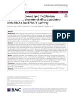 Liraglutide Improves Lipid Metabolism by Enhancing Cholesterol Efflux Associated With ABCA1 and ERK1/2 Pathway