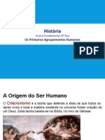 Os Primeiros Agrupamentos Humanos