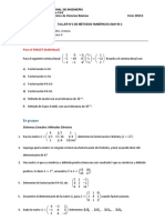 Taller # 2 Sistemas Lineales