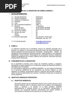 Silabo Quimica General I Enfermería-2008-II