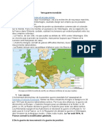 1ere Guerre Mondiale-Deroulement