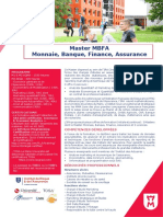 Fiche Formation MASTER MBFA