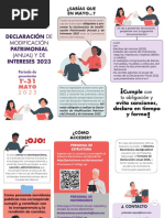 Triptico Declaracion Patrimonial 2023