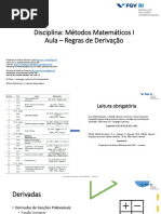 5 - Regras - Derivadas - MMI