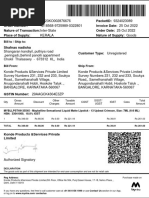 Bill To / Ship To:: Qty Gross Amount Discount Other Charges Taxable Amount CGST SGST/ Ugst Igst Cess Total Amount