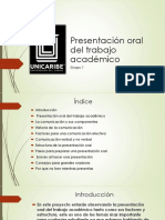 Presentacion Oral Del Trabajo Academico 111111111111111