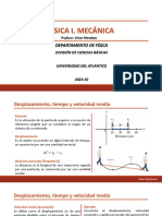 Movimiento en Una Dimensión Con MRUA