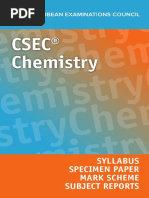 CXC Chemistry Syllabus