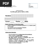 Ev. Lección Gato, Perro, Burro, Ratón FORMA D