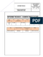 Informe Del Camión Grúa