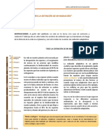 Lectura. Extinción y Radiación 2023