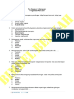 Soal Wawasan Kebangsaan (Pengamalan Pancasila) 2