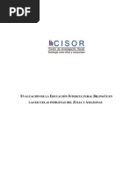 Evaluacion Educacion Intercultural Bilingua Amazonas Zulia