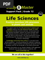 Study Master LifeScie Gr12 Practice Exercises Life Processes