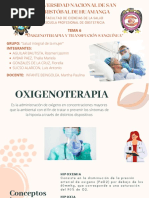 Oxigenoterapia y Transfución Sanguínea