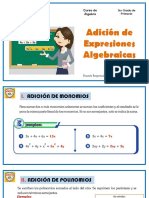 Adición de Expresiones Algebraicas