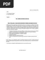 Carta de Solicitud para Refacciones