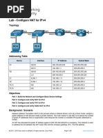 6.8.2 Lab - Configure Nat For Ipv4 (Final1)