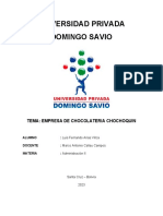 Universidad Domingo Savio Empresa