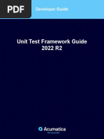 AcumaticaERP UnitTestFrameworkGuide