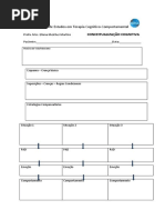 Formulário - Conceitualização de Caso Judith Beck