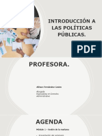 Seminario - Introduccion de Las Politicas Publicas