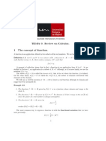 TEMA 0. Review On Calculus