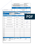 Registro de Capacitacion de Trabajo de Alto Riesgo