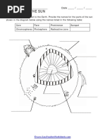 Anatomy of The Sun: Name - Date