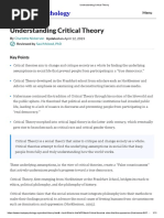 Understanding Critical Theory