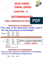 4.2 Properties of Determinants