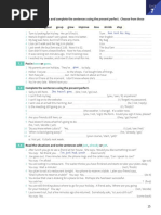 Present Perfect Simple and Continuous