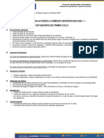 Convocatoria A Evaluación de Becarios Del Comedor Universitario - de Primer Ciclo