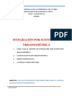 Tema 5. Sustitución Trigonométrica