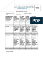 Rúbrica de Evaluación.