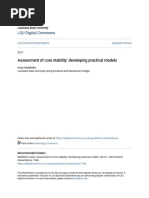 Assessment of Core Stability - Developing Practical Models