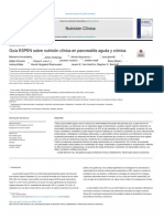 Acute and Chronic Pancreatitis - ESPEN - 20-2