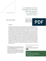 Lectura 03 Historia Del Derecho Procesal Europeo y Su Transplante A America Latina