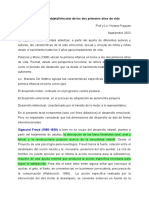 Desarrollo Emocional - Objetal - Vincular de Los Dos Primeros Años de Vida