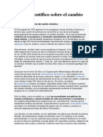 Ensayo Científico Sobre El Cambio Climático