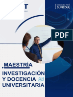 Maestria Investigacion y Docencia Universitaria